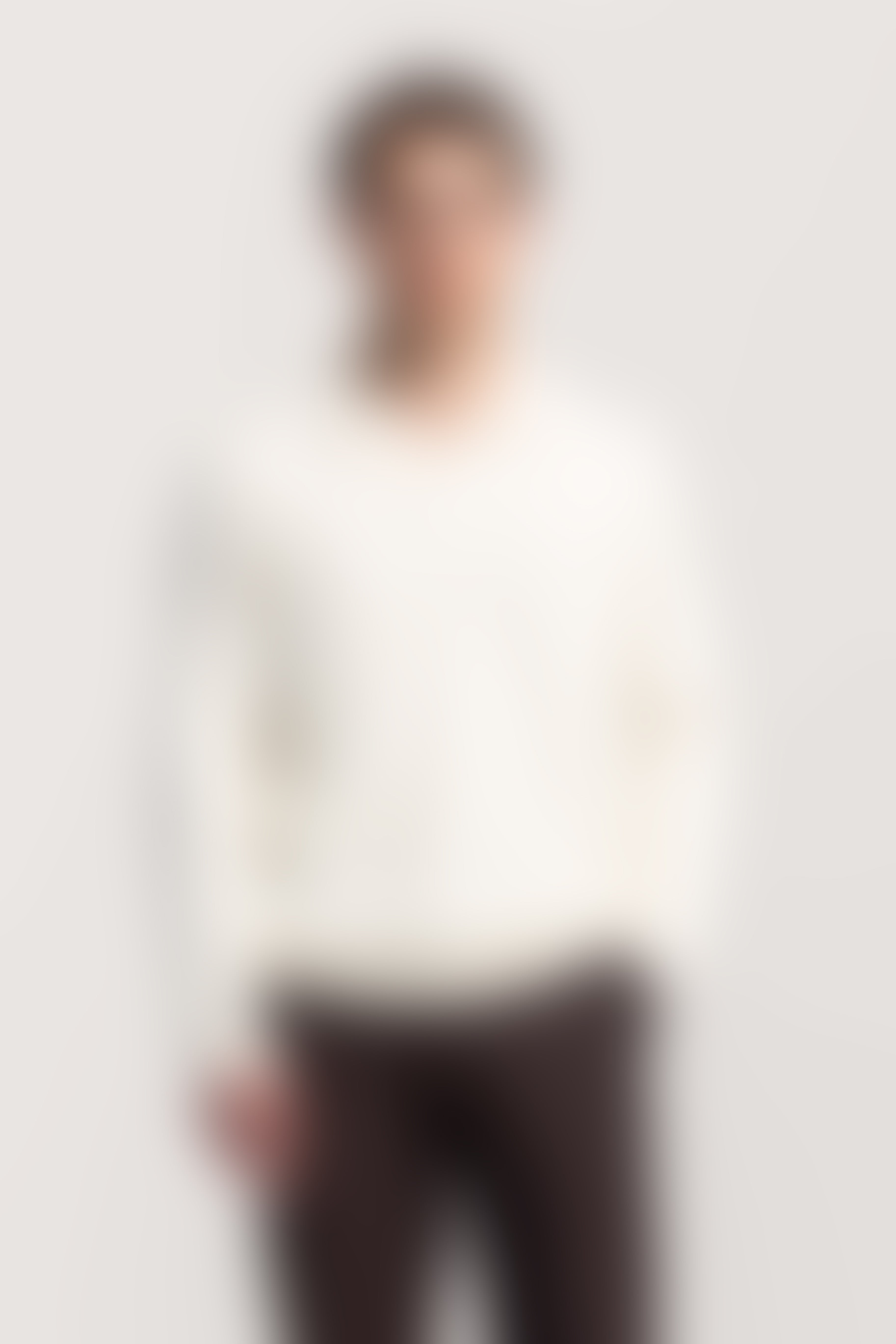 Loose Knit Polo - Off White