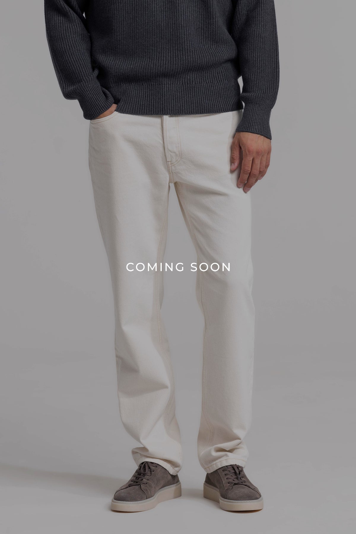 Jeans - Cremeweiß