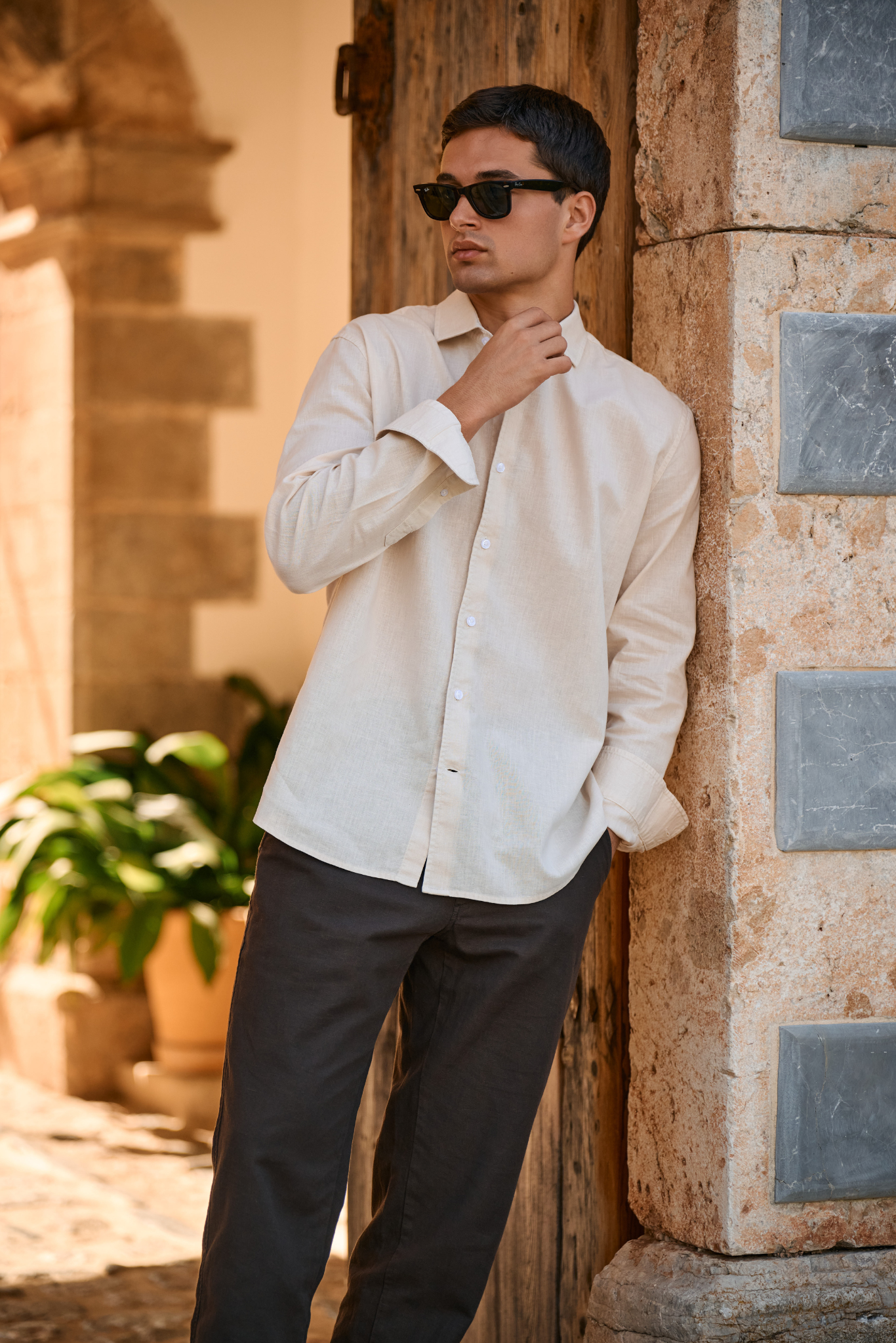 Linen Shirt Lindo Beige