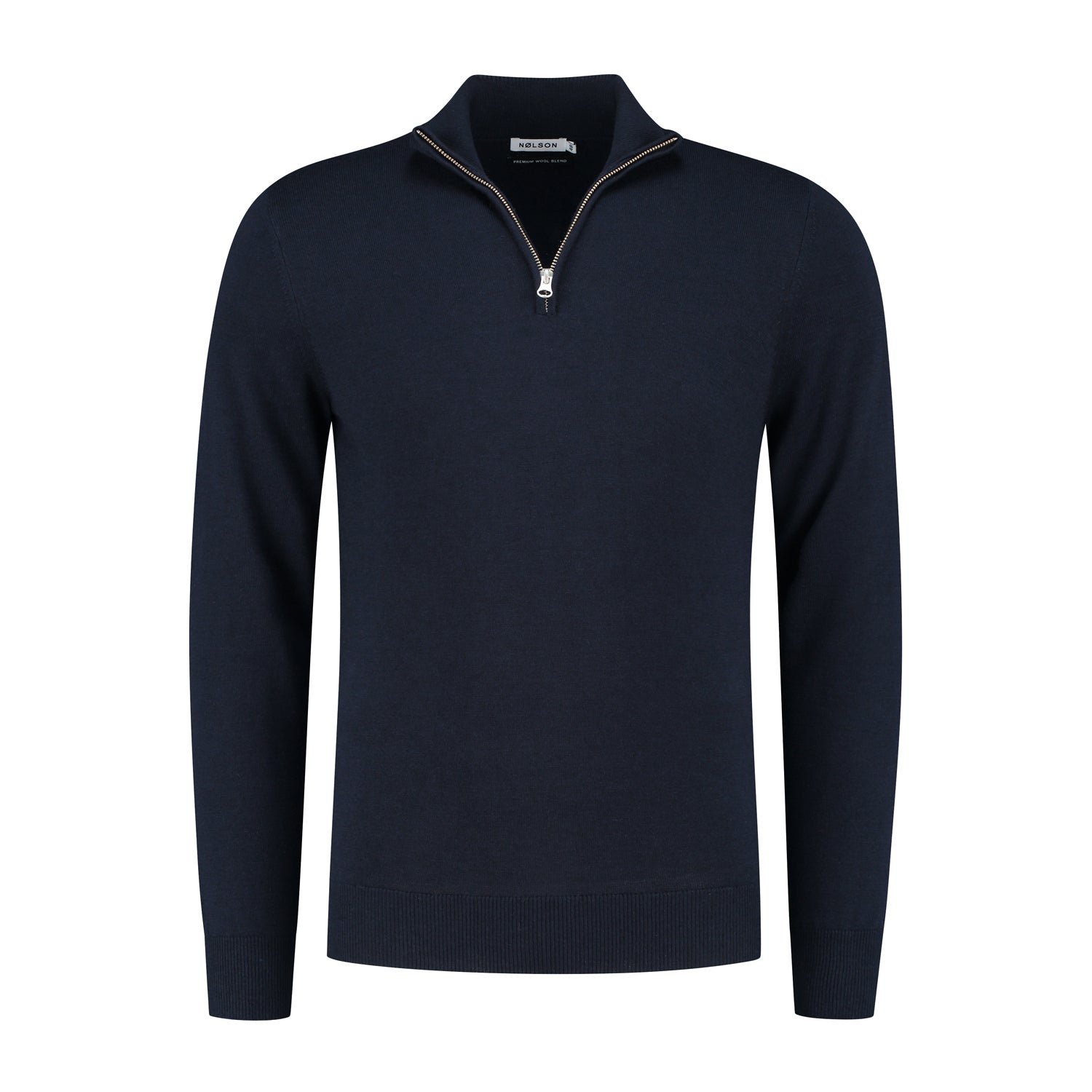Quarter-zip Navy Sweater