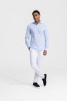 light blue polo shirt for men
