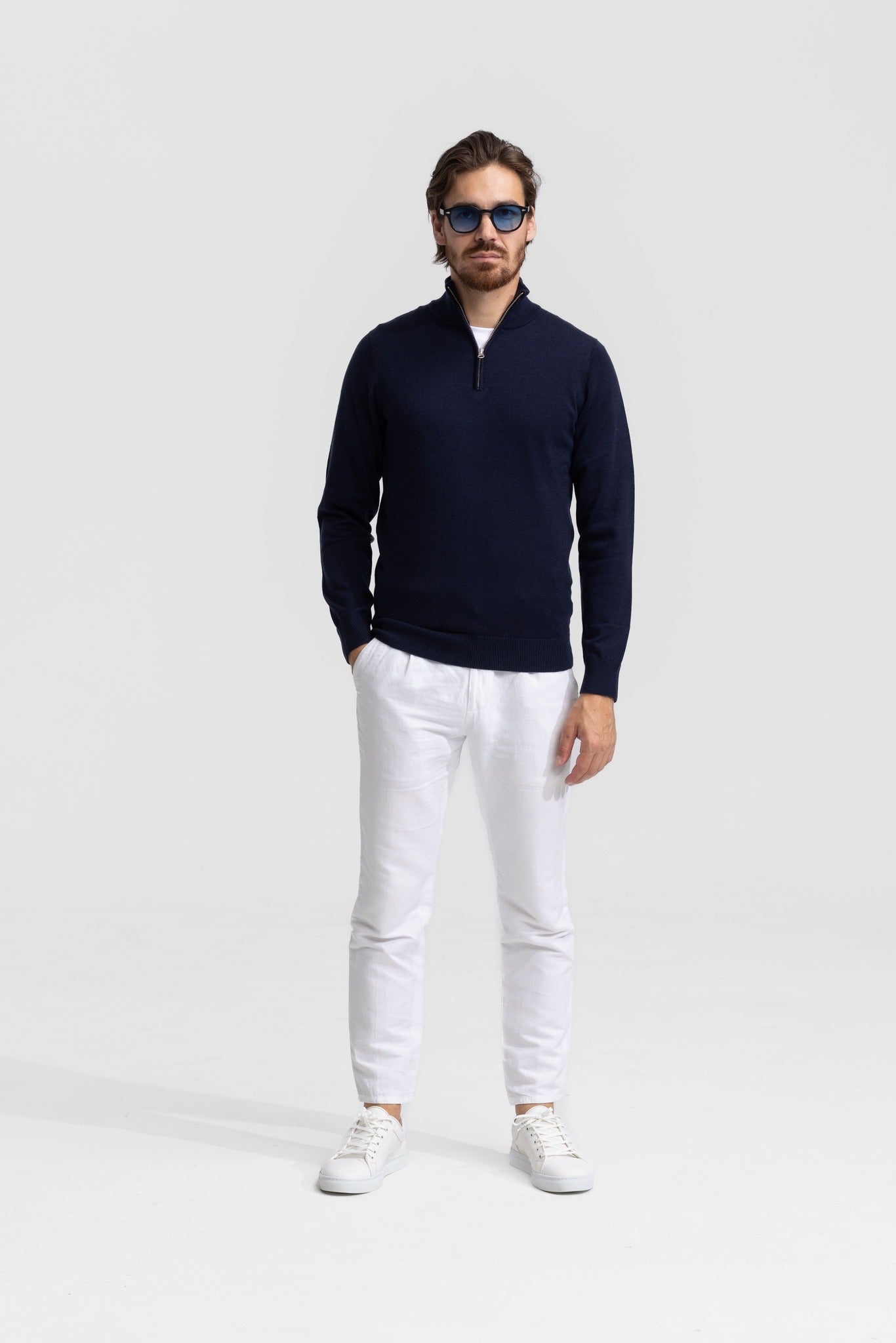 Navy sweater for men