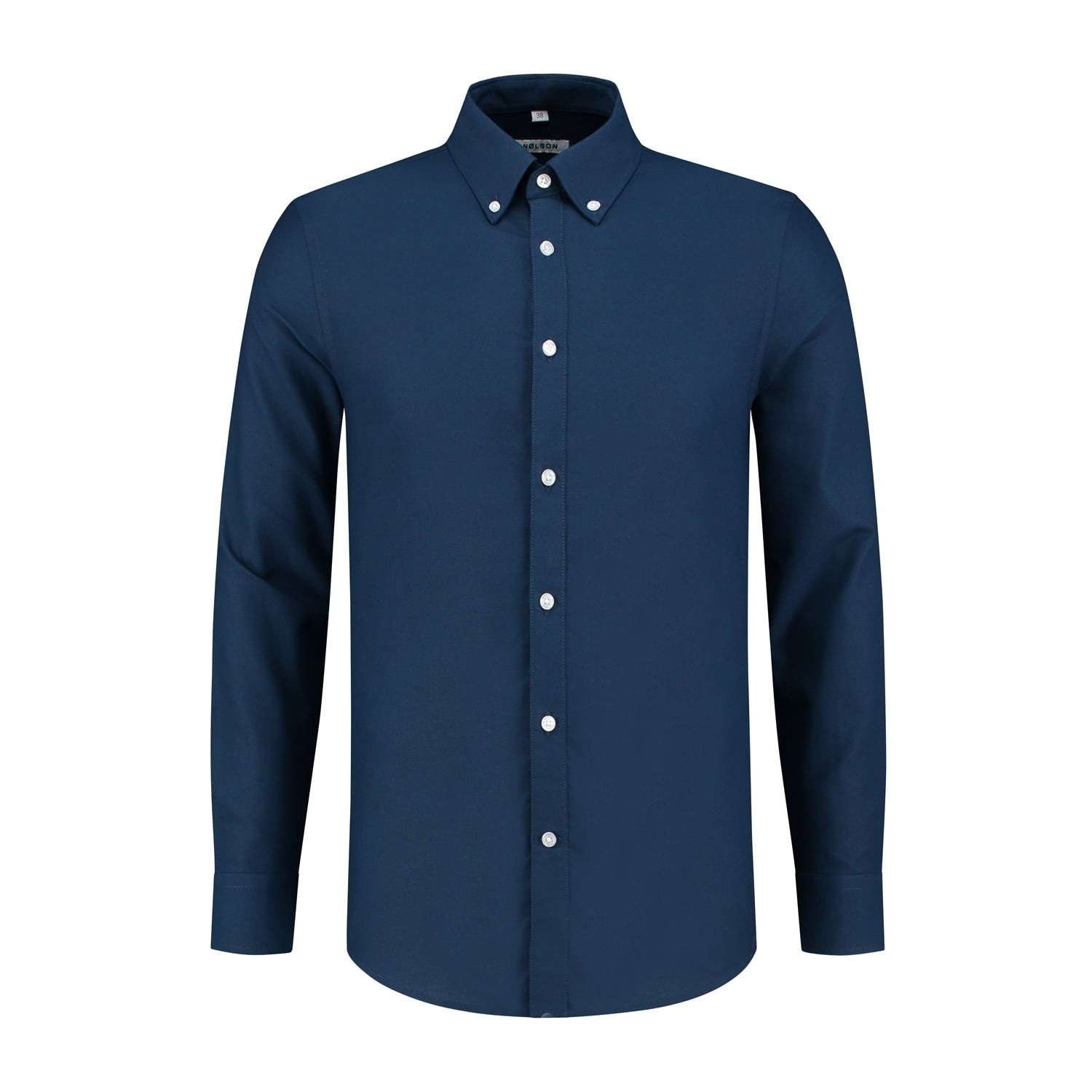 Blue navy button down shirt